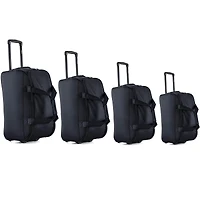 Izod Carol Lightweight Soft Shell Rolling Duffel Bag Luggage Set - 20" Carry-on