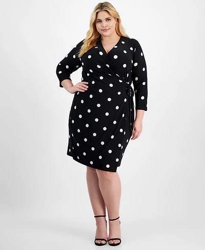 Anne Klein Plus Classic Wrap Dress