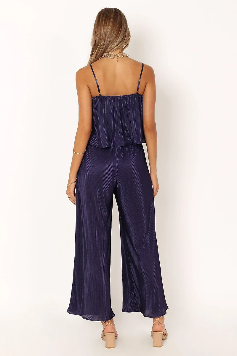 Petal and Pup Women's Jillian Plisse Jumpsuit