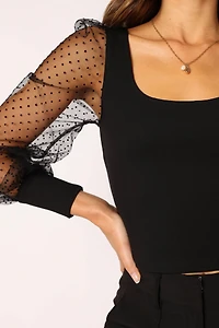 Petal and Pup Wesson Sheer Sleeve Top