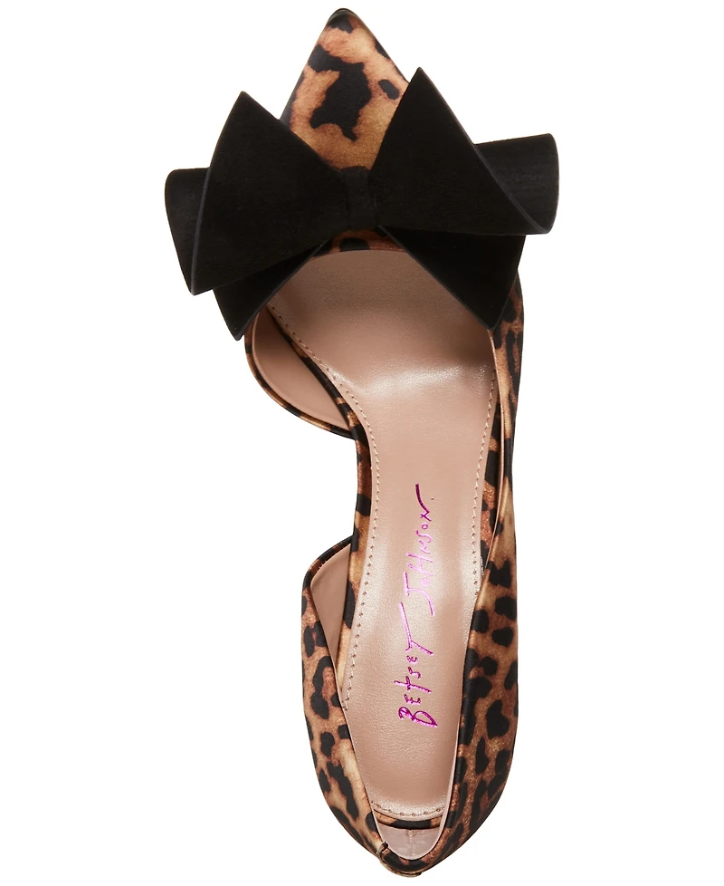 Betsey Johnson Women's Nobble Sculpted Bow Pumps