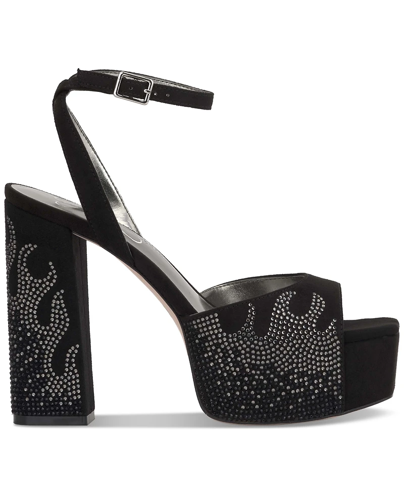 Jessica Simpson Women's Lirio Two-Piece Platform High-Heel Dress Sandals