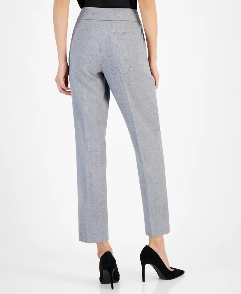 Kasper Women's Stretch Crepe Slim Leg Pant, Regular & Petite