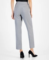 Kasper Women's Stretch Crepe Slim Leg Pant, Regular & Petite