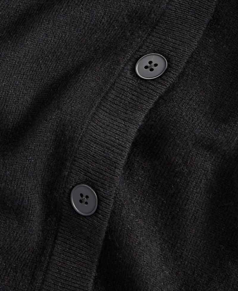 Charter Club Plus 100% Cashmere Button-Front Cardigan, Macy's Exclusive
