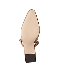 Marc Fisher Women's Lanai Block Heel Dress Snip Toe Slingbacks