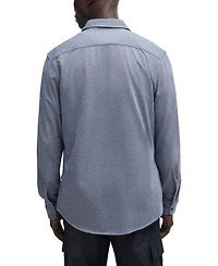 Boss by Hugo Boss Men's Melange Slim-Fit Casual Shirt