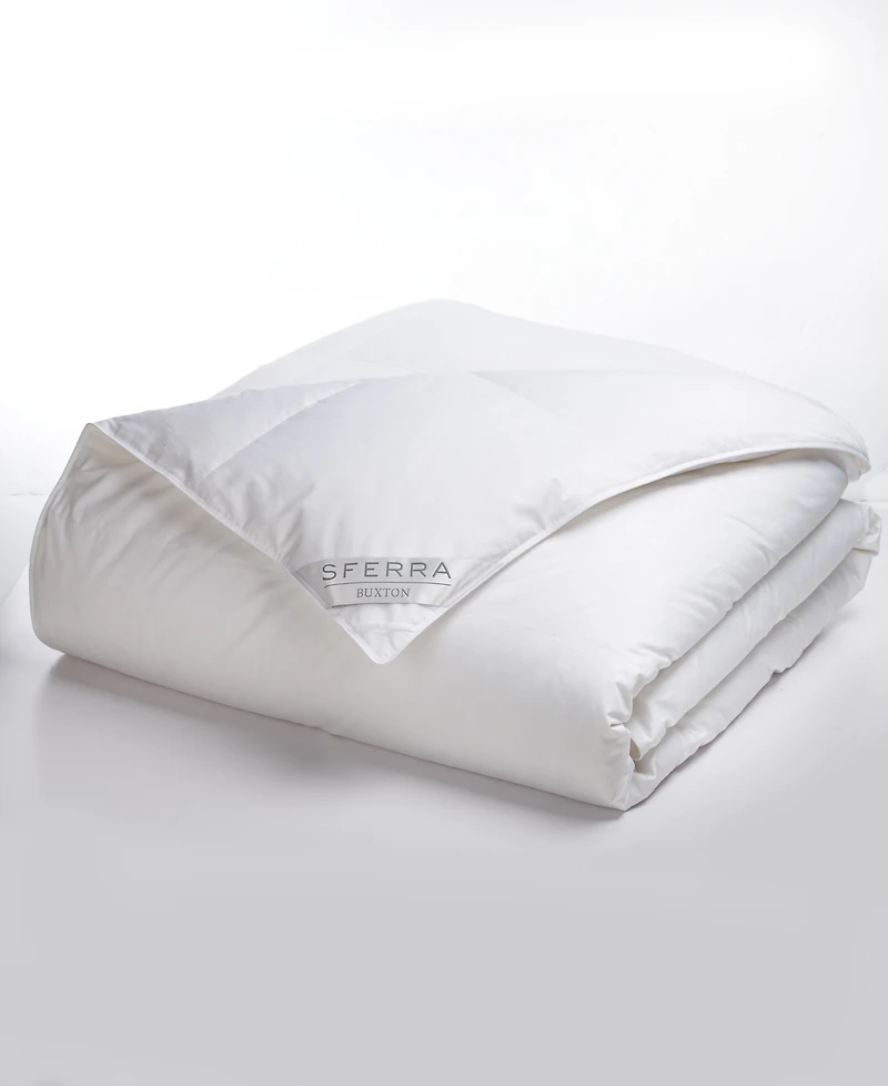 Sferra Buxton 350-Thread Count White Goose Down Comforter