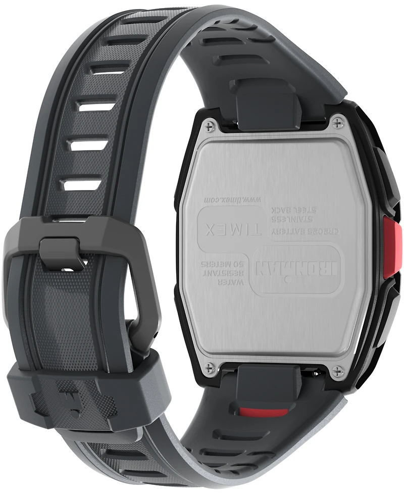 Timex Unisex Ironman T300 Digital Black Silicone Strap 42mm Watch