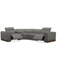 Lovro Leather Sectional Collection Created For Macys