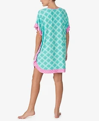 Ellen Tracy Women's Sleeve Short Caftan