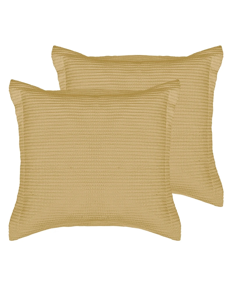 Levtex Cloud Waffle 2-Pc. Sham Set, European