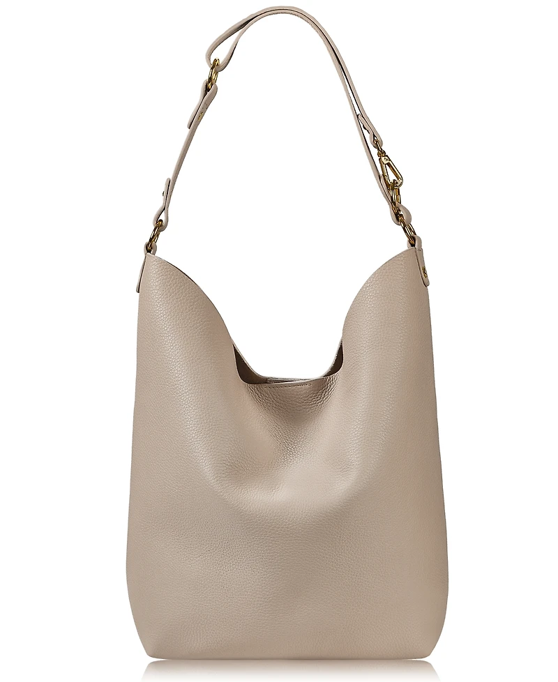 GiGi New York Addison Leather Hobo Bag