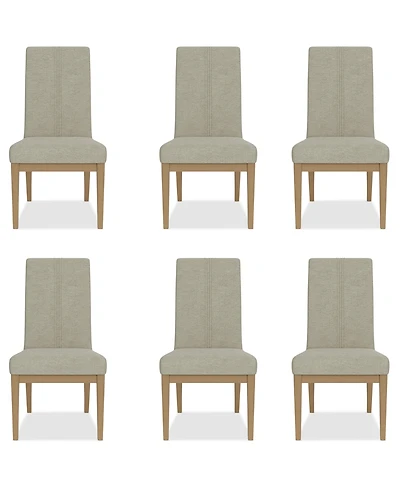 Davie 6 Pc. Upholstered Side Chair Set