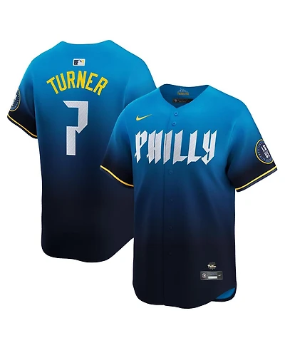 Nike Men's Trea Turner Blue Philadelphia Phillies 2024 City Connect Limited Player Jersey