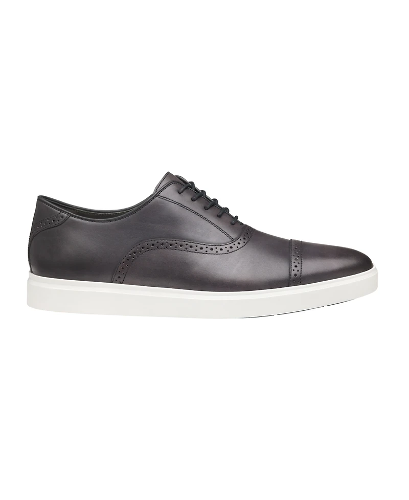 Johnston & Murphy Men's Brody Cap Toe Dress Casual Lace Up Sneakers