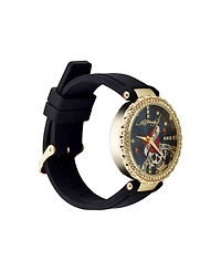 Ed Hardy Women's Quartz Matte Black Silicone Strap Analog Watch 36mm