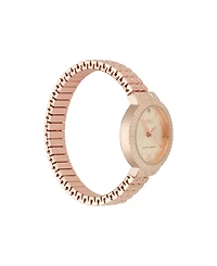 Jones New York Women's Shiny Rose Gold-Tone Metal Bracelet Watch 31mm