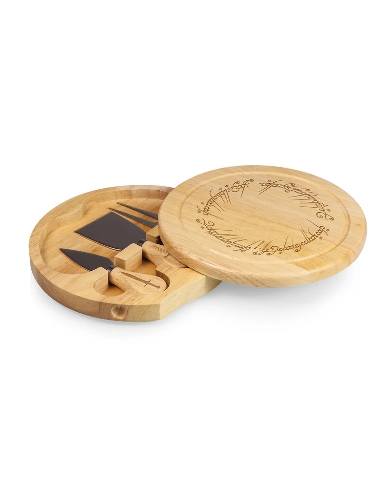 Toscana Lord of the Rings Brie Cheese Cutting Board and Knife Set
