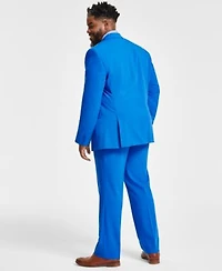 Tayion Collection Mens Classic Fit Solid Suit Separates