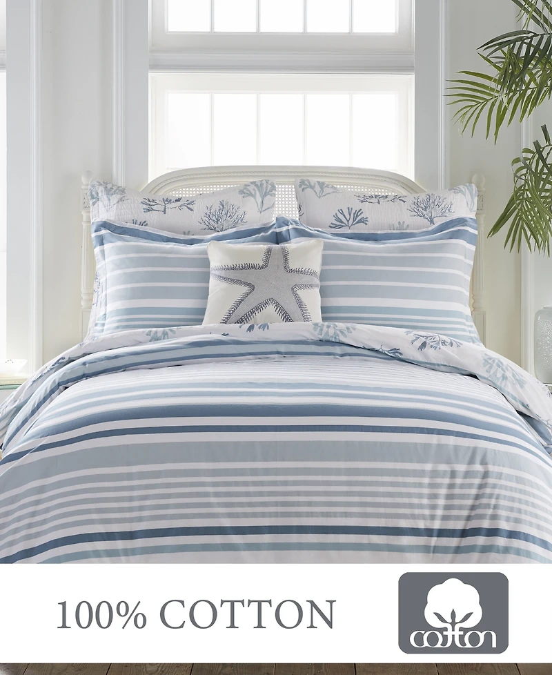 Levtex Truro Reversible 3-Pc. Comforter Set, Full/Queen