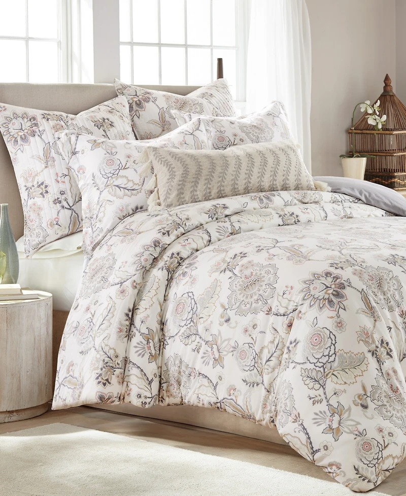 Levtex Ophelia Reversible 3-Pc. Duvet Cover Set, Full/Queen