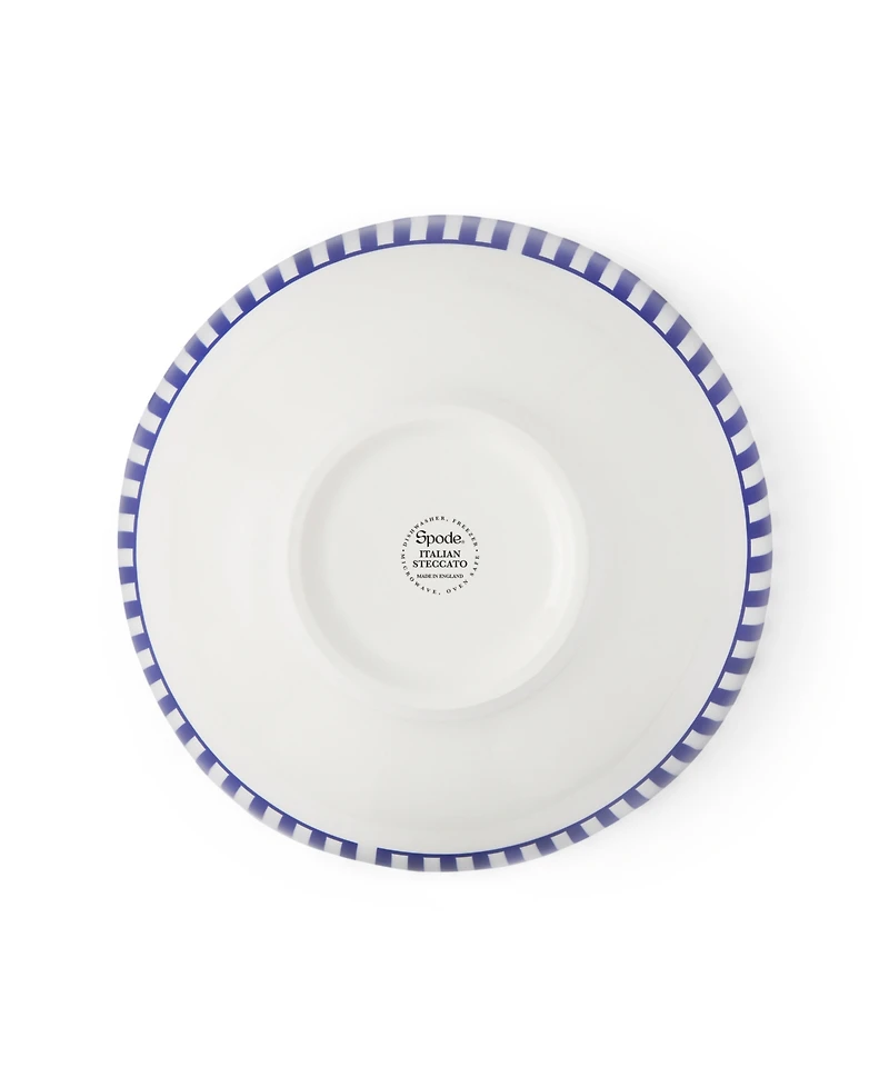 Spode Blue Italian Steccato Rice Bowls, Set of 4