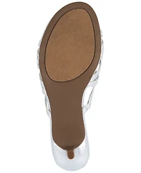 Jones New York Women's Kaleena Embellished Kitten Heel Dress Sandals