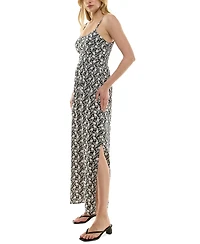 As U Wish Juniors' Floral-Print Maxi Dress