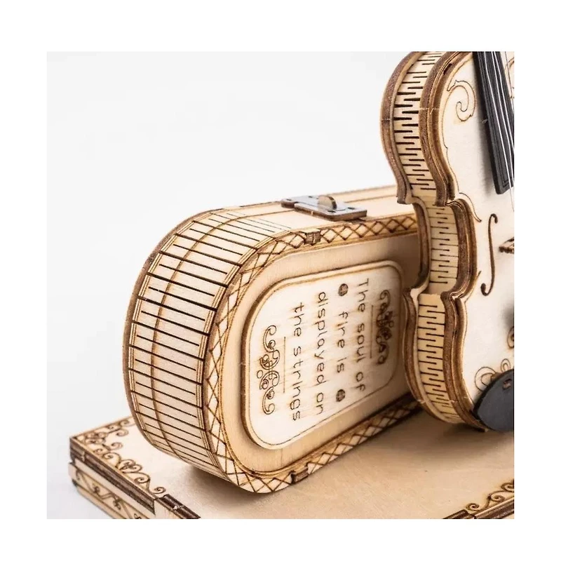 Diy 3D Wooden Puzzle - Violin Capriccio - 62 pcs