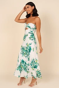 Petal and Pup Women's Teagan Strapless Midi Dress