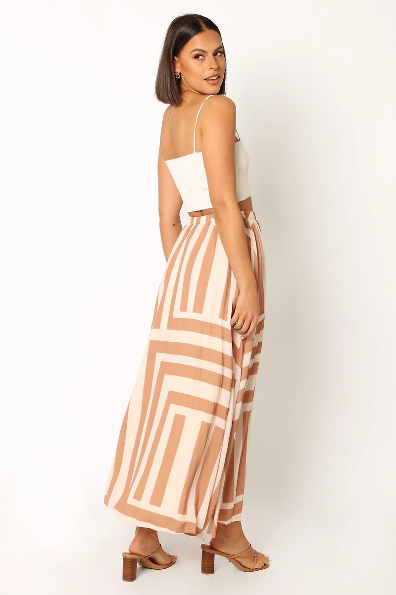 Petal and Pup Women's Elke Pleat Midi Skirt