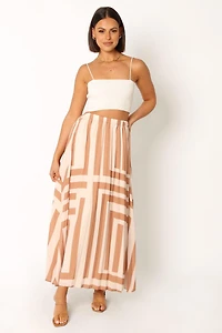 Petal and Pup Women's Elke Pleat Midi Skirt