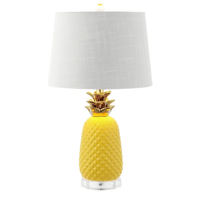 Jonathan Y Pineapple Ceramic Led Table Lamp