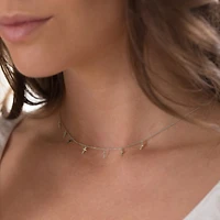 Sterling Silver Brianna Cross Necklace