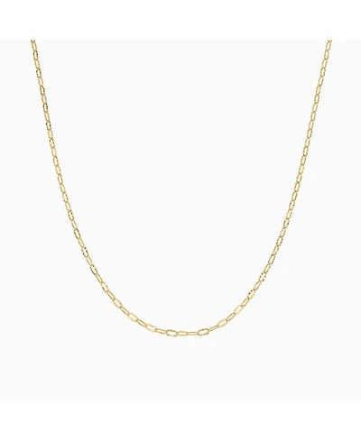Sterling Silver 18k Gold Plated Celine Chain Necklace