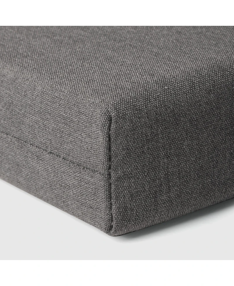 WestinTrends Outdoor Patio Kitchen Dining Chair Square Seat Cushions Set of 4, 18" x