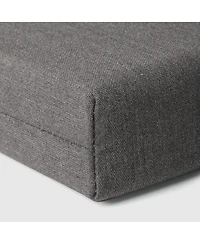 WestinTrends Outdoor Patio Kitchen Dining Chair Square Seat Cushions Set of 4, 18" x