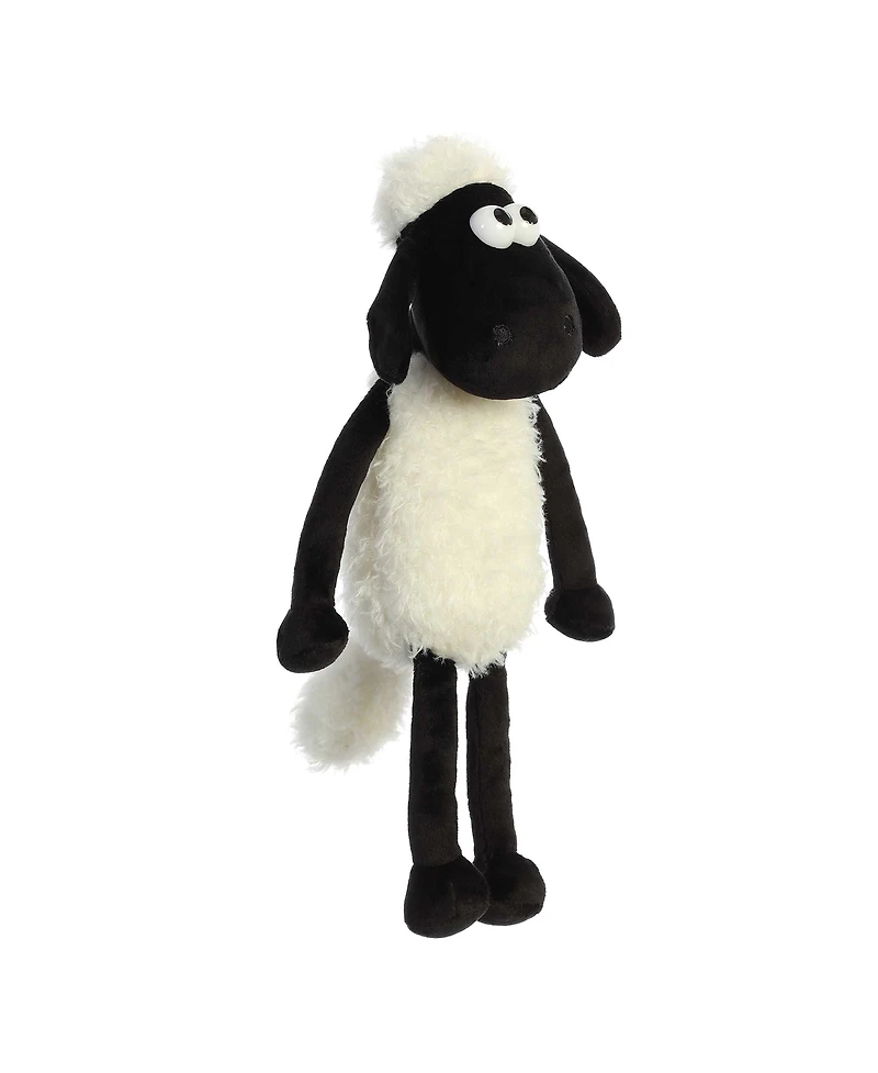 Aurora Medium Shaun The Sheep Playful Plush Toy White 11"