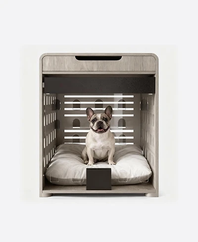 Sugift Small Elevated Rabbit Hutch with Hinged Asphalt Roof and Removable Tray