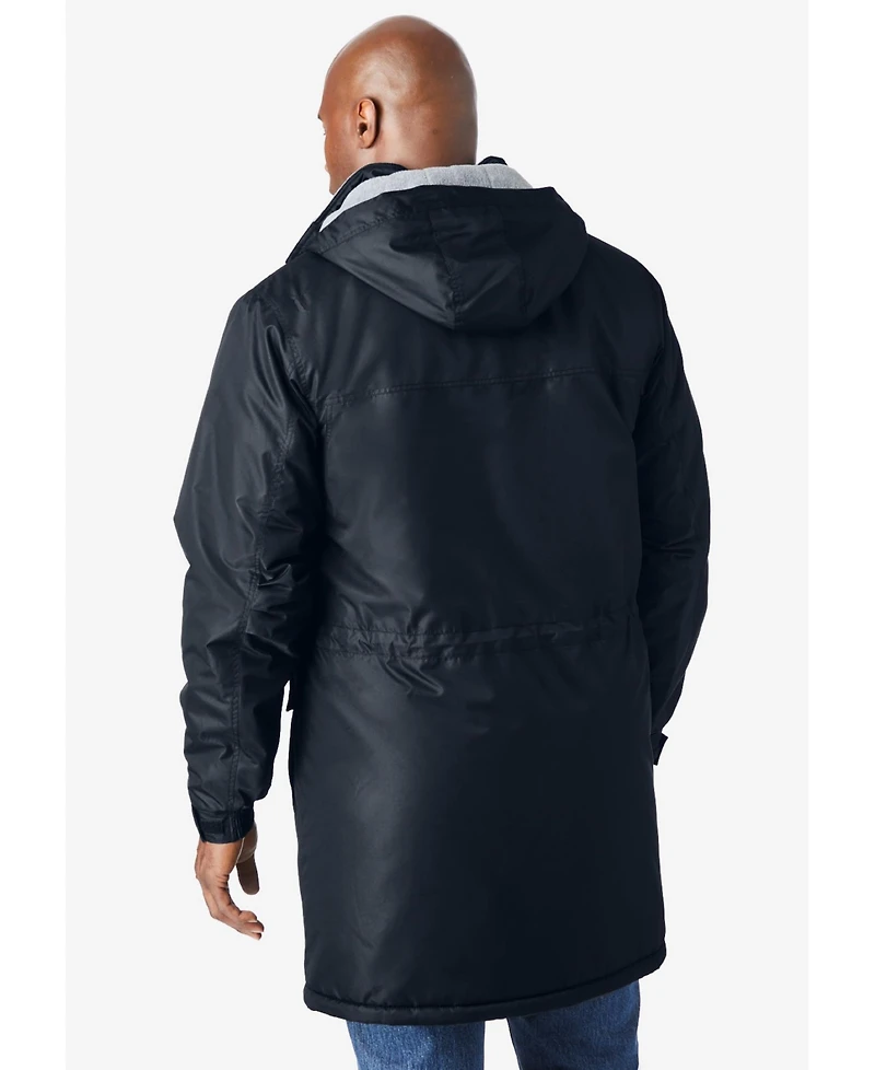 KingSize Big & Tall Longer-Length Boulder Creek by Fleece-Lined Parka