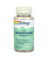Solaray Super Digestaway + Probiotics - 60 VegCaps