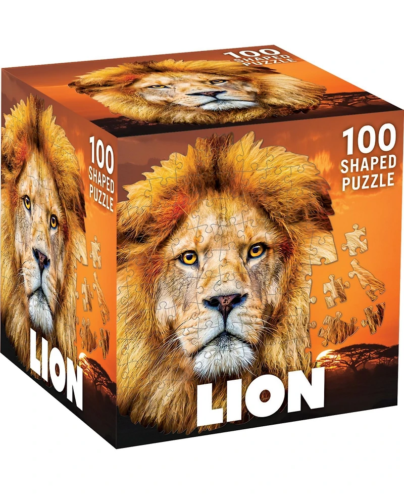 Lion 100 Piece Shaped Jigsaw Puzzle