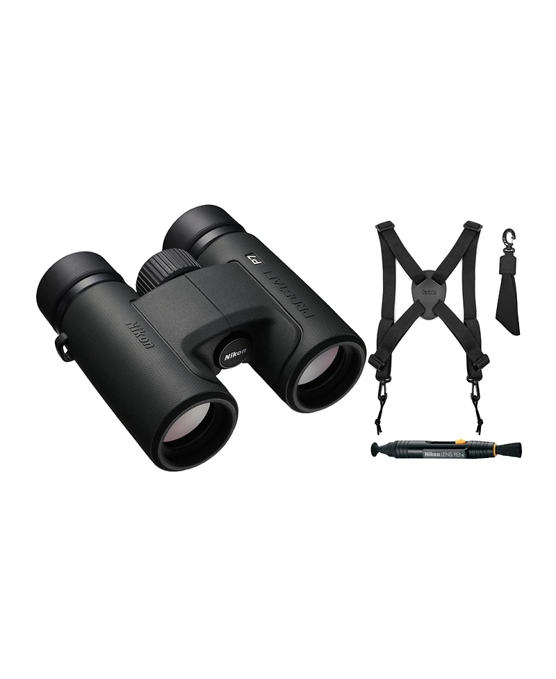 Nikon Prostaff P7 8X42 Binoculars with Harness and Lens Pen Cleaning System