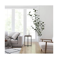 Fairdale End Table With Round Cross Brace Frame