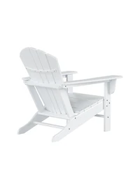 All-Weather Contoured Outdoor Poly Adirondack Chair (Set of 2)