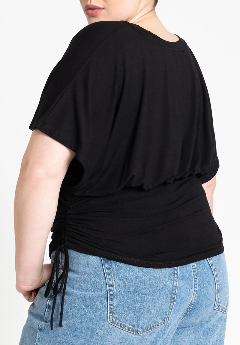 Eloquii Women's Kimono Sleeve Tee