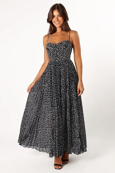 Petal and Pup Women's Achanti Pleated Maxi Dress