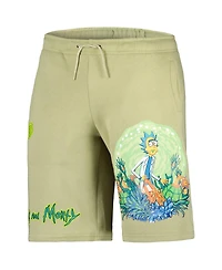 Freeze Max Men's Olive Rick And Morty Shorts
