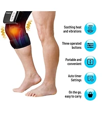 Trakk Cordless Knee Heating Brace Massager with Heat and Vibration